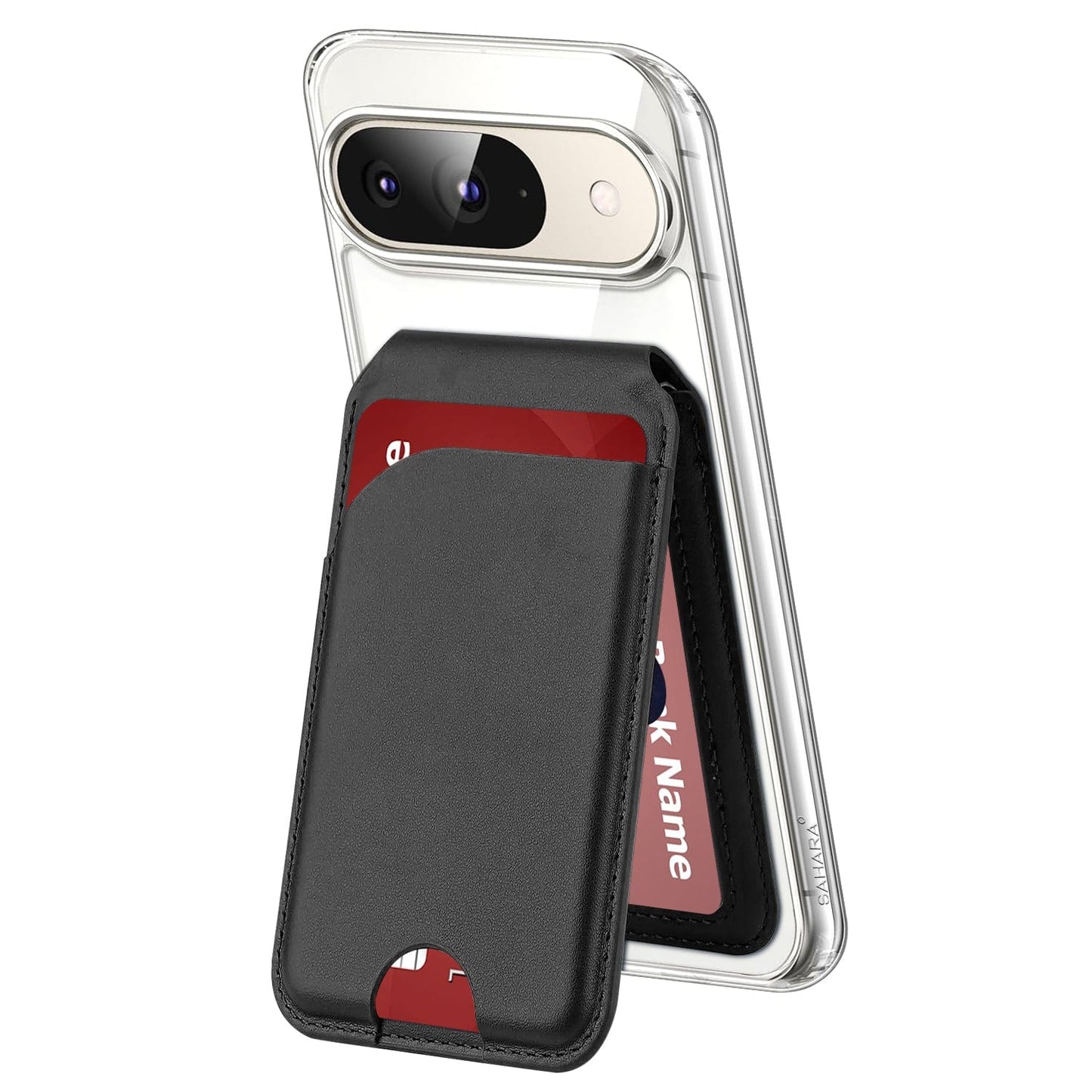 Venture Series Clear Case with Detachable Leather Wallet - Google Pixel 9 and 9 Pro