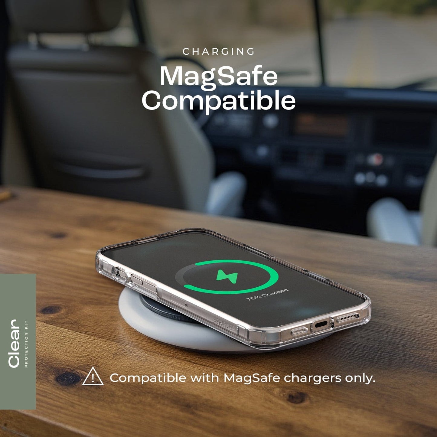 iPhone 16 Clear Case & Screen Protector Kit - Rugged Protection, MagSafe | Classic Series