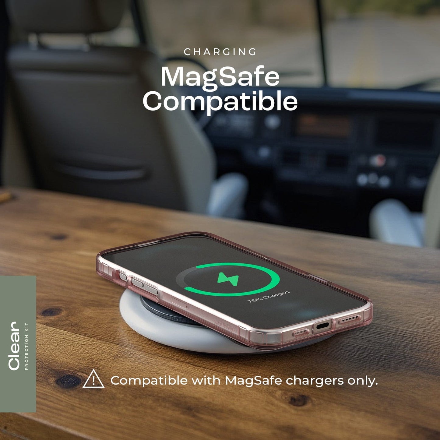 iPhone 16 Clear Case & Screen Protector Kit - Rugged Protection, MagSafe | Classic Series