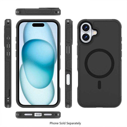 iPhone 16 Rugged Wallet Case with Kickstand - MagSafe, Card Holder | Raider Series