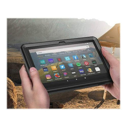 SaharaCase - Defense Protection Case - for Amazon Fire HD 8 2020 and Fire HD 8 Plus 2020 - Black - Sahara Case LLC